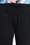 Zivame 2 Mile Fashion Knit Cotton Loungewear Set - Black Beauty — thumbnail 7